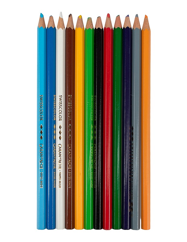 CARAN D'ACHE värikynät, 12 kpl/pkt - Askartelu - 10105629094 - 1