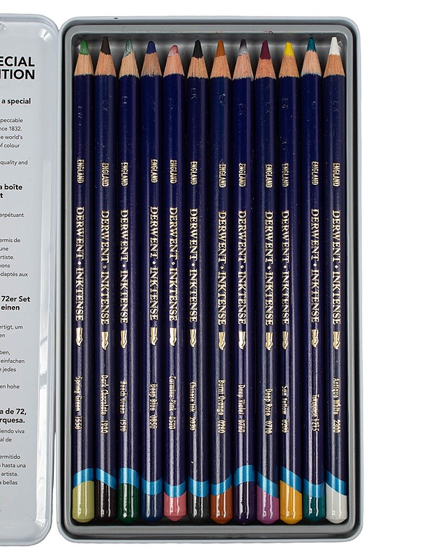 DERWENT Inktense värikynät, 12 kpl/pkt - Askartelu - 10105629104 - 1