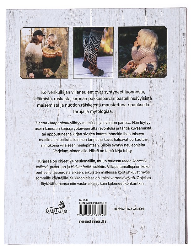 Korvenkulkijan villaneuleita - Haapaniemi, Henna - Kirja lahjaksi - 10105629171 - 1