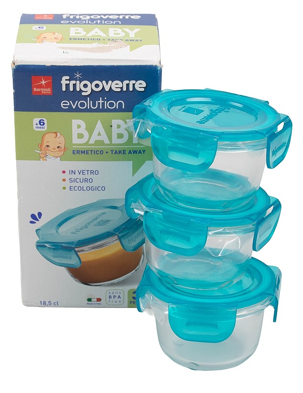 BORMIOLI ROCCO Frigoverre Evolution Baby säilytysrasiasetti, 3 osaa - Säilytysastiat - 10105629299 - 0