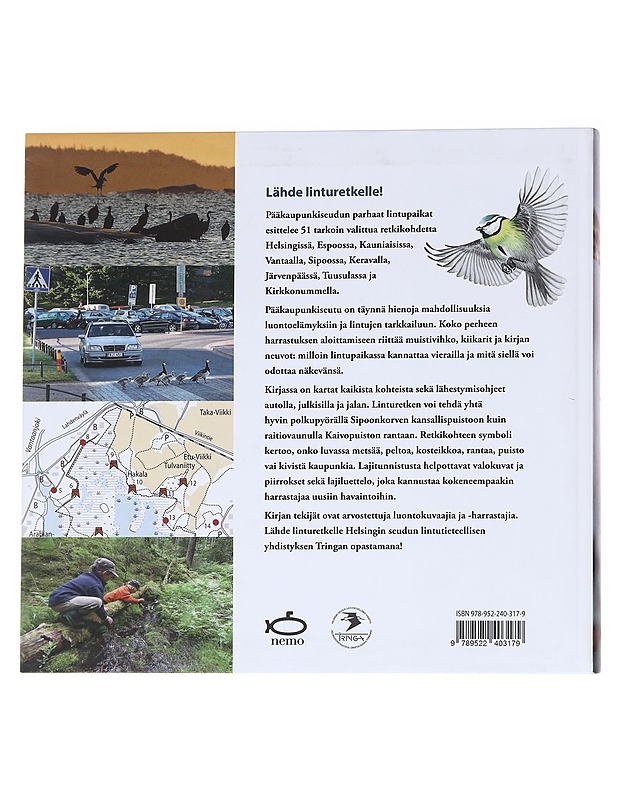 Lähde linturetkelle! / pääkaupunkiseudun parhaat lintupaikat - Below, Antti - Tietokirjat ja oppaat - 10105629300 - 1