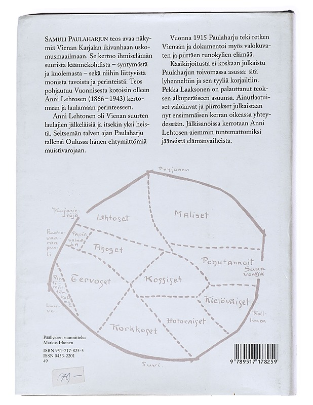 Syntymä, lapsuus ja kuolema  - Paulaharju, Samuli - Historiakirjat - 10105629329 - 1