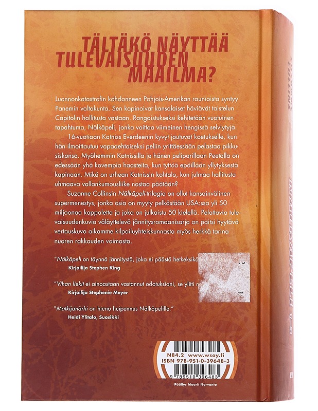 Nälkäpeli 1-3 - Suzanne Collins - Romaanit ja novellit - 10105629336 - 1