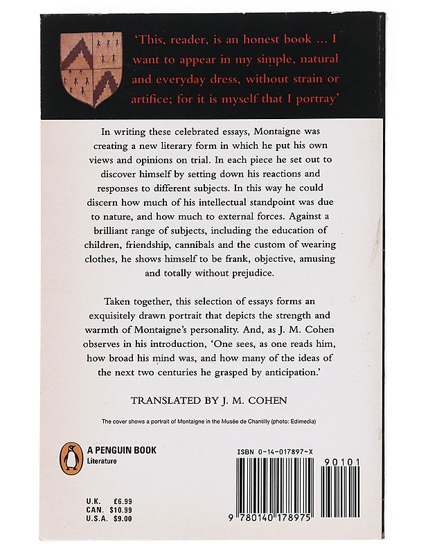 Essays - Michel De Montaigne - Kaunokirjallisuus - 10105629387 - 1