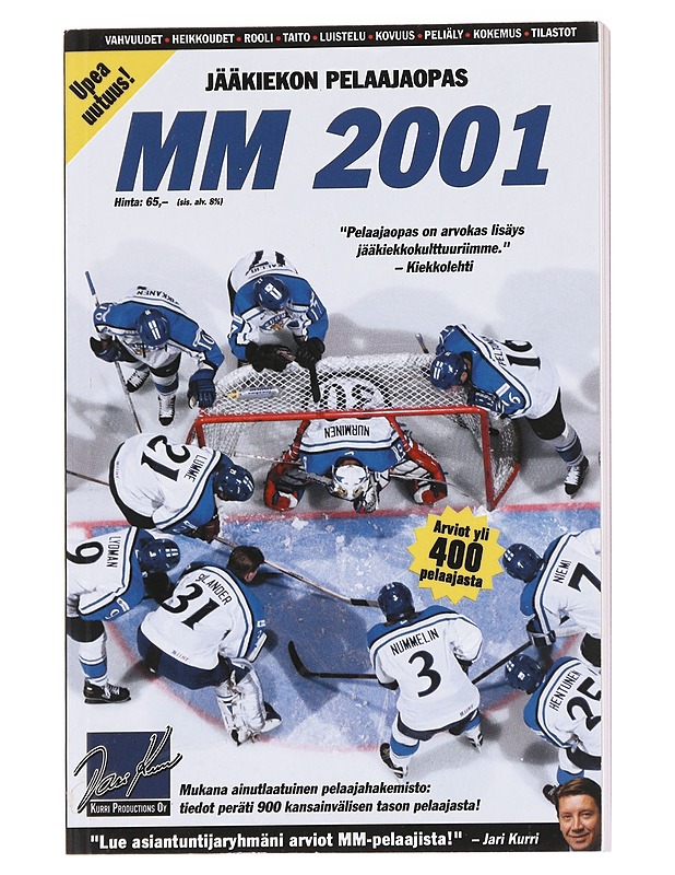 MM 2001, Jääkiekon Pelaajaopas - Tietokirjat ja oppaat - 10105629392 - 0