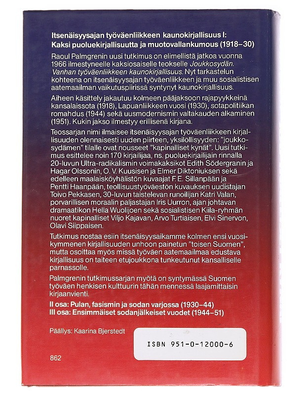 Kapinalliset kynät 1-3 - Raoul Palmgren - Historiakirjat - 10105629411 - 1