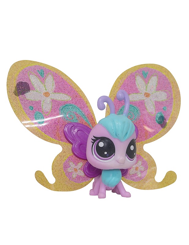 LITTLEST PET SHOP Lola Butterflew Perhonen, N:o 3-66 - Lasten figuurit - 10105629415 - 0