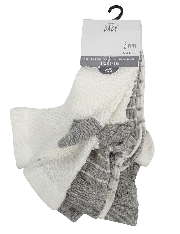 GEORGE BABY 5 parin vauvan sukkapaketti, 12-24 kk - Asusteet - 10105629423 - 0
