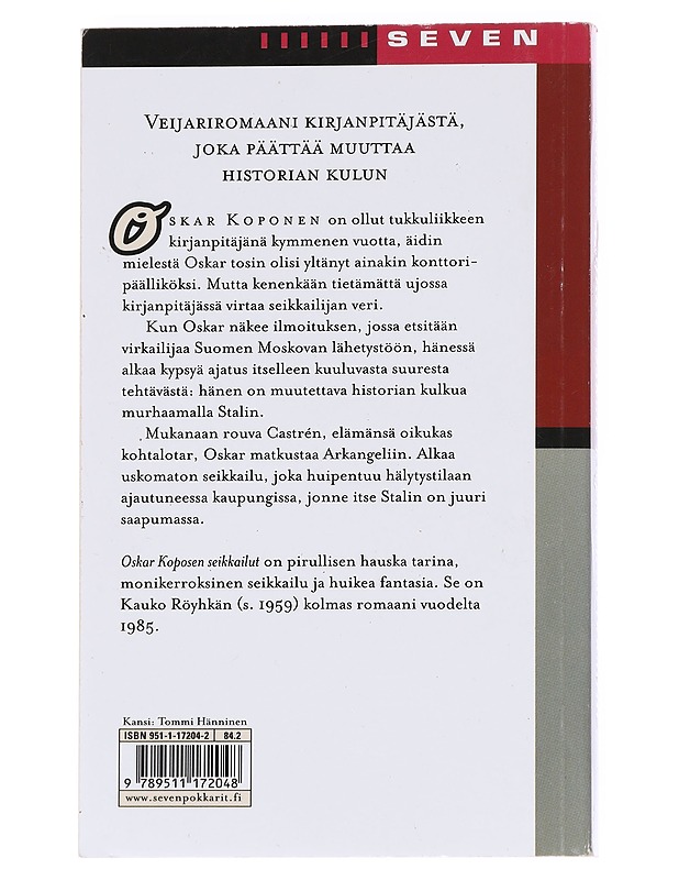 Oskar Koposen seikkailut  - Kauko Röyhkä - Romaanit ja novellit - 10105629476 - 1