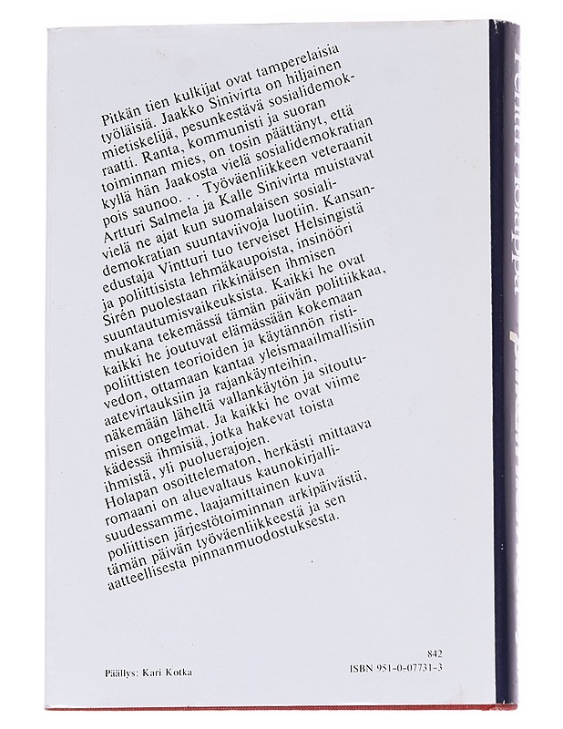 Pitkän tien kulkijat  - Pentti Holappa - Romaanit ja novellit - 10105629509 - 1