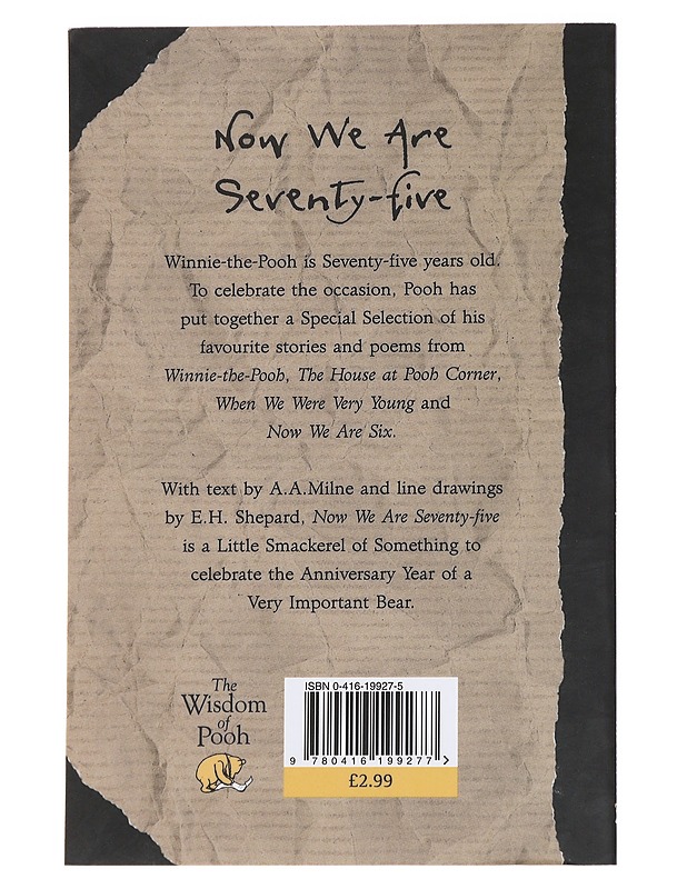 Now We Are Seventy-five  - A. A. Milne - Lastenkirjat - 10105629524 - 1