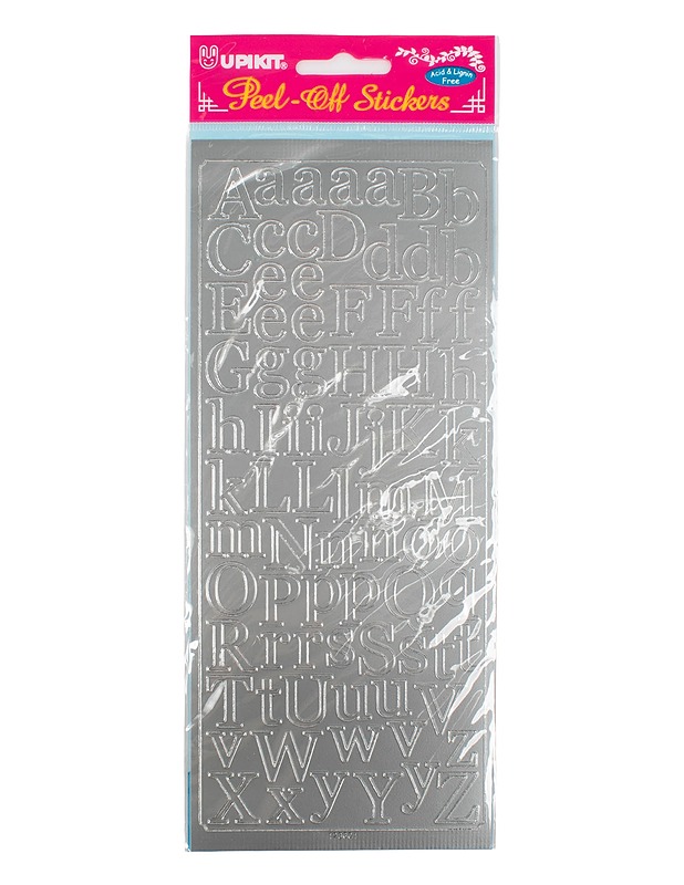 UPIKIT Peel-Off Stickers kirjain tarra-arkki - Joulutuotteet - 10105629531 - 0