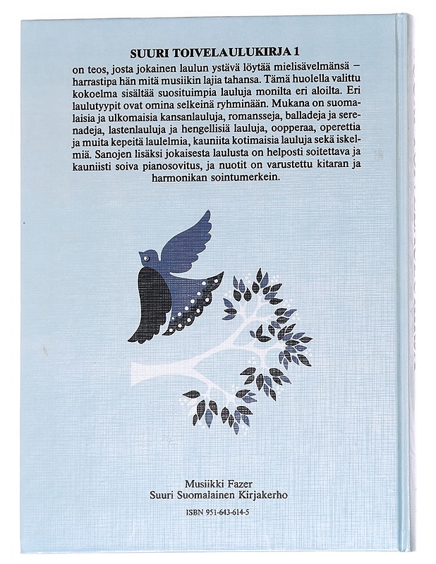 Suuri toivelaulukirja. 1 - Vuoristo, Aapeli - Musiikki- ja elokuvakirjat - 10105629532 - 1