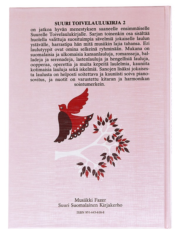 Suuri toivelaulukirja. 2 - Vuoristo, Aapeli - Musiikki- ja elokuvakirjat - 10105629539 - 1