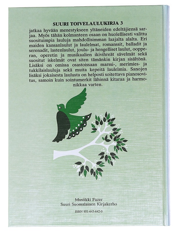 Suuri toivelaulukirja. 3 - Vuoristo, Aapeli - Musiikki- ja elokuvakirjat - 10105629547 - 1