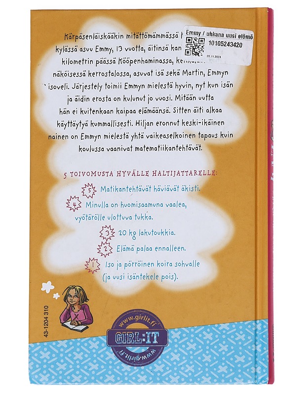 Emmy / uhkana uusi elämä - Finderup, Mette - Nuorten kirjat - 10105629570 - 1