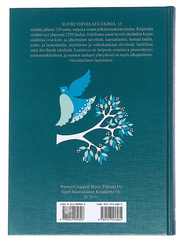 Suuri toivelaulukirja. 15 - Uusitalo, Heikki - Musiikki- ja elokuvakirjat - 10105629661 - 1