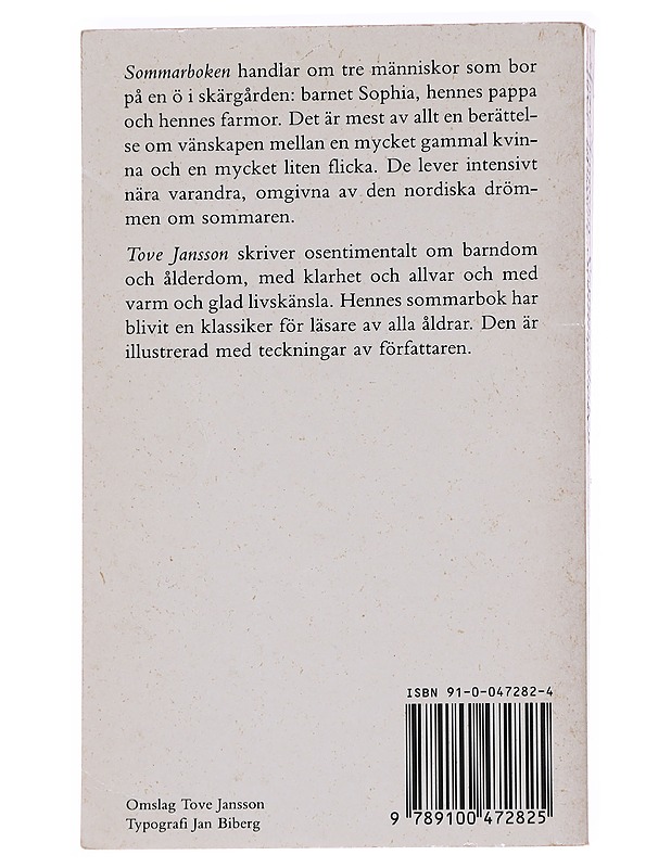 SOMMARBOKEN - JANSSON, TOVE - Romaanit ja novellit - 10105629674 - 1