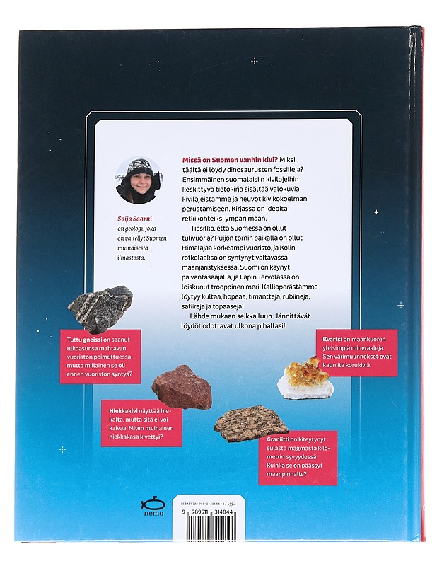 Kiviä taskussa / koko perheen kivikirja - Saarni, Saija - Tietokirjat ja oppaat - 10105629779 - 1