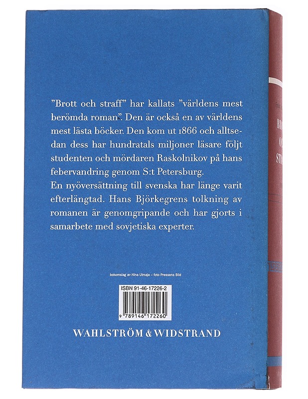 Brott och straff - Dostojevski, F. M. - Romaanit ja novellit - 10105629807 - 1