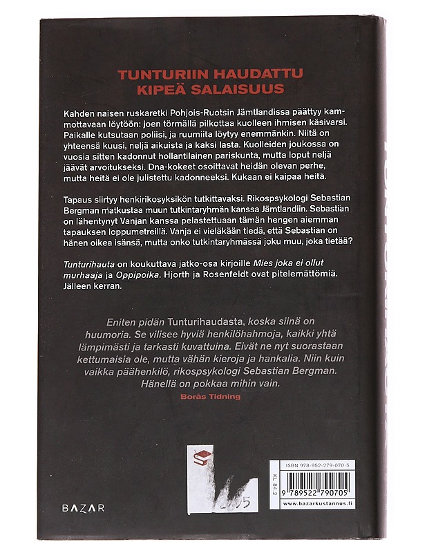 Tunturihauta - Hjorth, Michael - Romaanit ja novellit - 10105629844 - 1