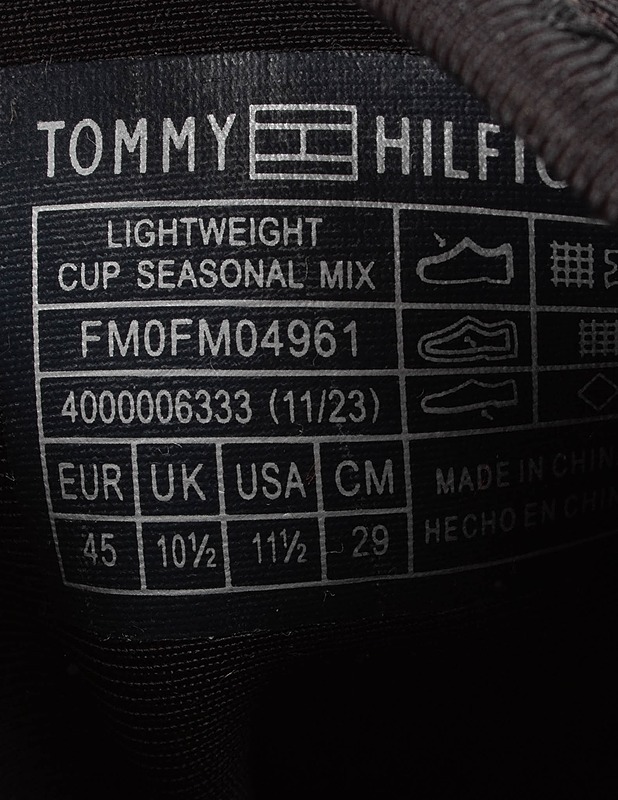 TOMMY HILFIGER mustat tennarit, 45 - Miesten kävelykengät ja sandaalit - 10105629879 - 2
