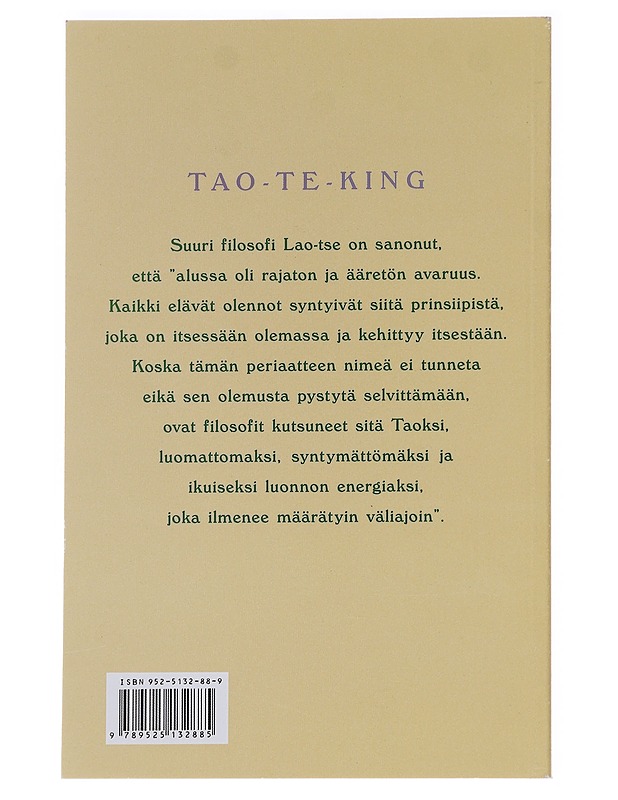Tao-te-king - Laotse - Kirja lahjaksi - 10105629885 - 1