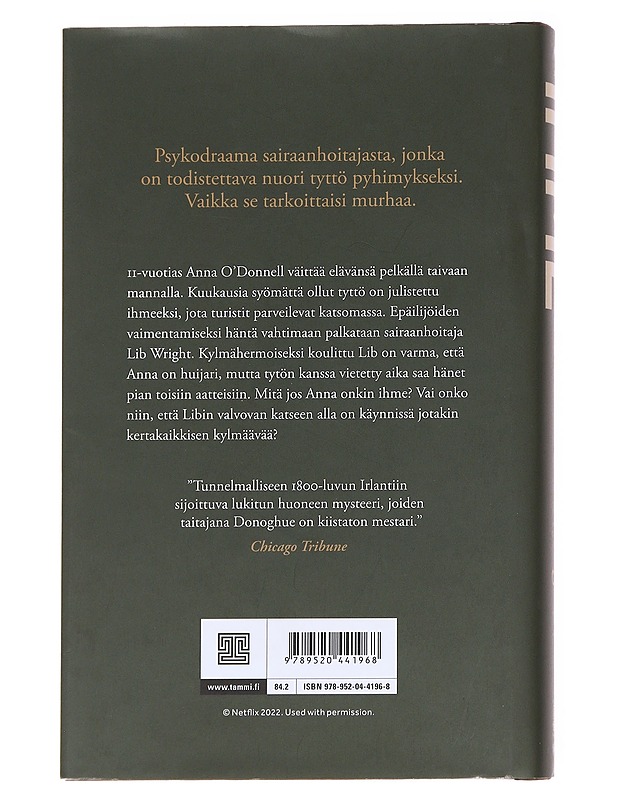 Ihme - Donoghue, Emma - Romaanit ja novellit - 10105629968 - 1