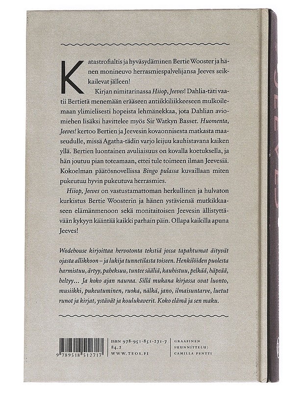 Hiiop, Jeeves - Wodehouse, P. G. - Romaanit ja novellit - 10105629970 - 1