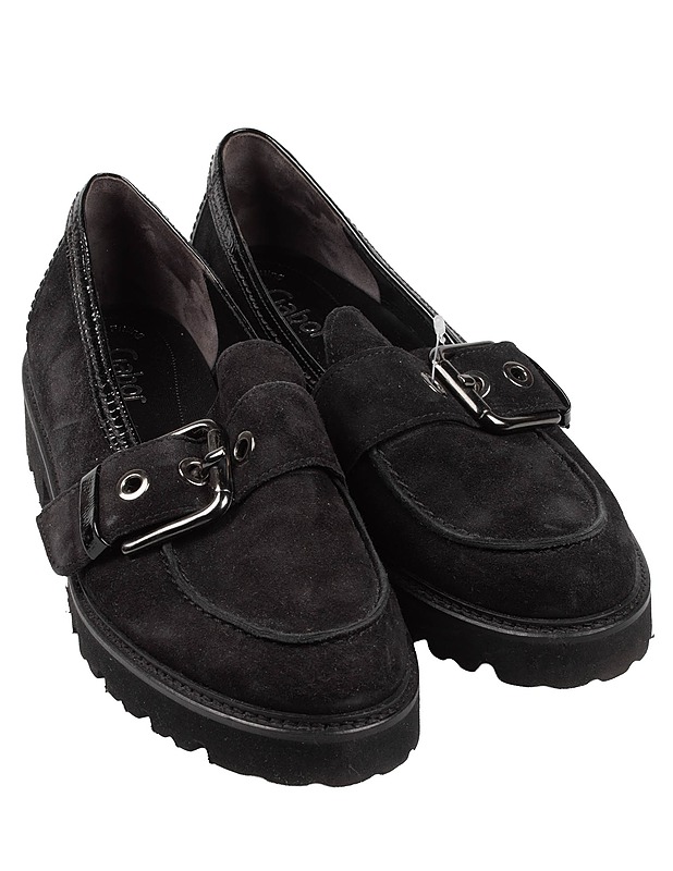 GABOR mustat loaferit, 5 1/2 - Naisten kävelykengät ja tennarit - 10105630075 - 0