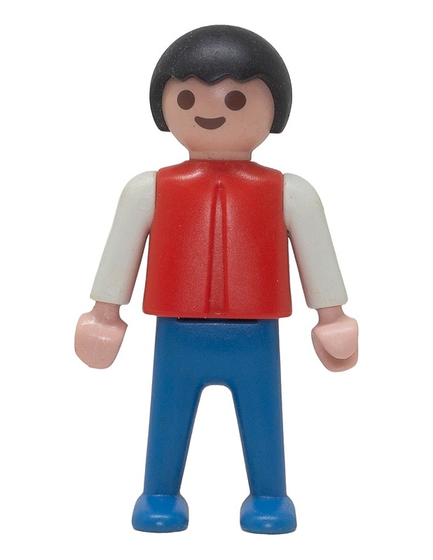 PLAYMOBIL Vintage Lapsihahmo (Punainen liivi & siniset housut) - Lasten figuurit - 10105630076 - 0