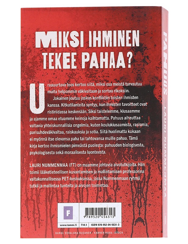 Pahuus / ihmisluonnon pimeä puoli - Lauri Nummenmaa - Harrastekirjat - 10105630098 - 1