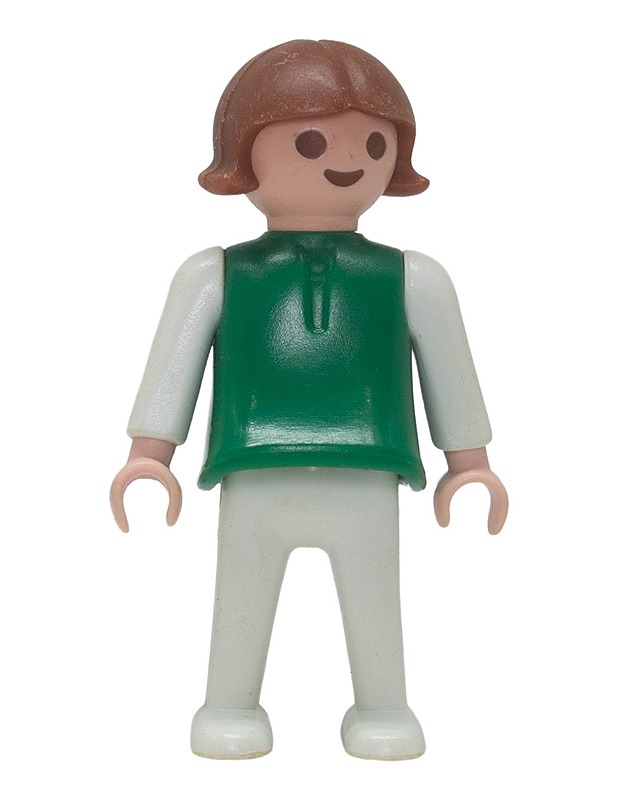 PLAYMOBIL Vintage Lapsihahmo (Vihreä liivi & valkoiset housut) - Lasten figuurit - 10105630106 - 0