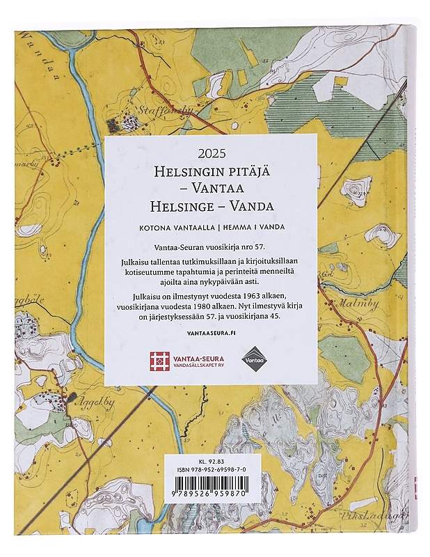Helsingin pitäjä - Vantaa 2025 - Andreas Koivisto - Kirja lahjaksi - 10105630118 - 1
