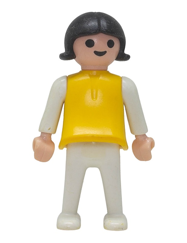 PLAYMOBIL Vintage Lapsihahmo (Keltainen liivi & valkoiset housut) - Lasten figuurit - 10105630120 - 0