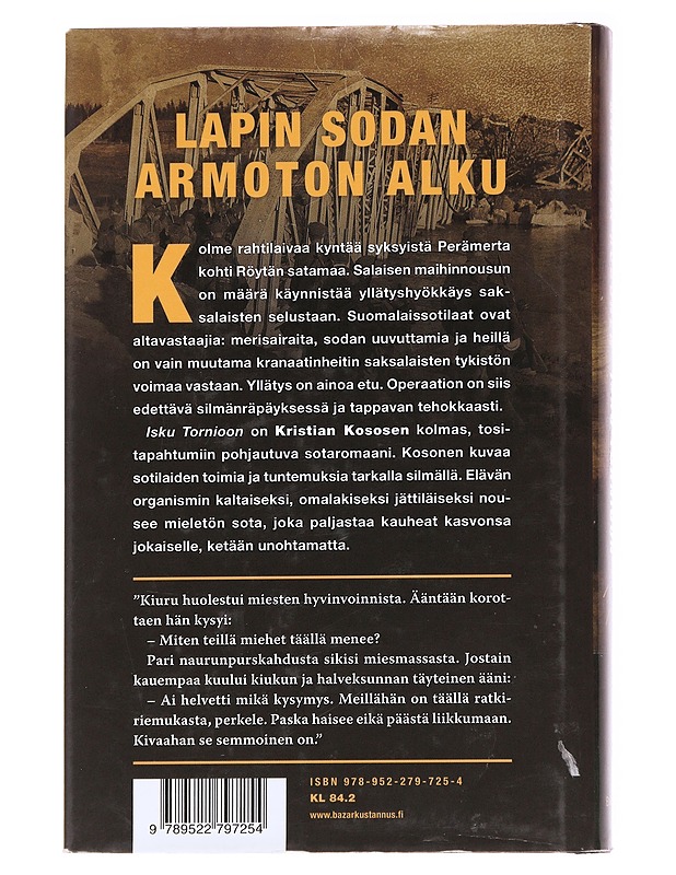 Isku Tornioon - Kristian Kosonen - Romaanit ja novellit - 10105630136 - 1