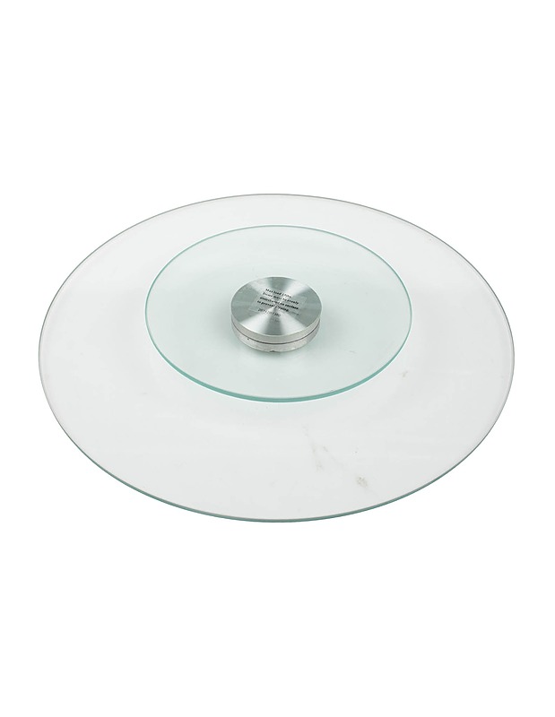 SARAH PEYTON HOME Tempered Glass Lazy Susan pyörivä tarjoilualusta - Tarjoiluastiat - 10105630141 - 1