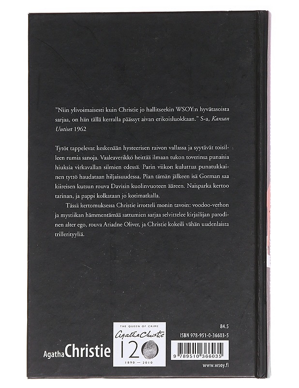 Totuus Hallavan hevosen majatalosta - Christie, Agatha - Romaanit ja novellit - 10105630168 - 1