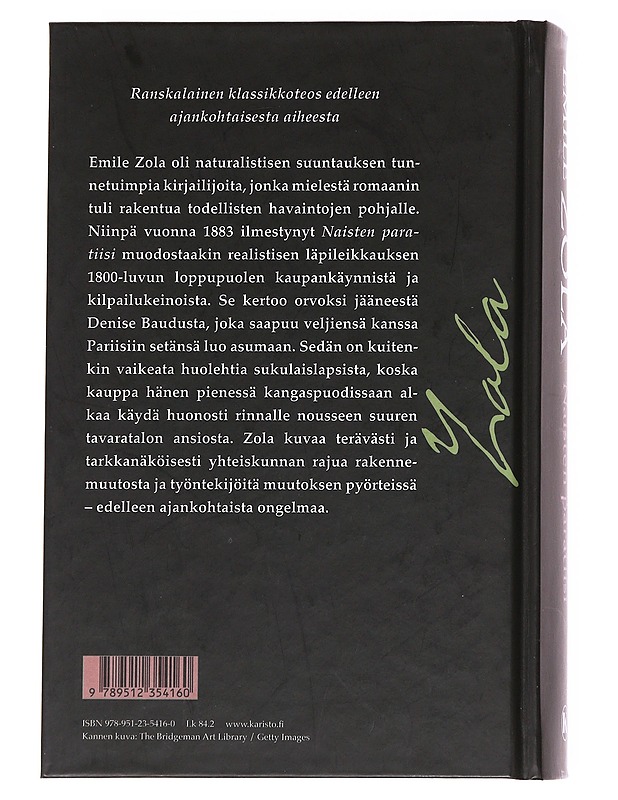 Naisten paratiisi - Zola, Émile - Romaanit ja novellit - 10105630195 - 1