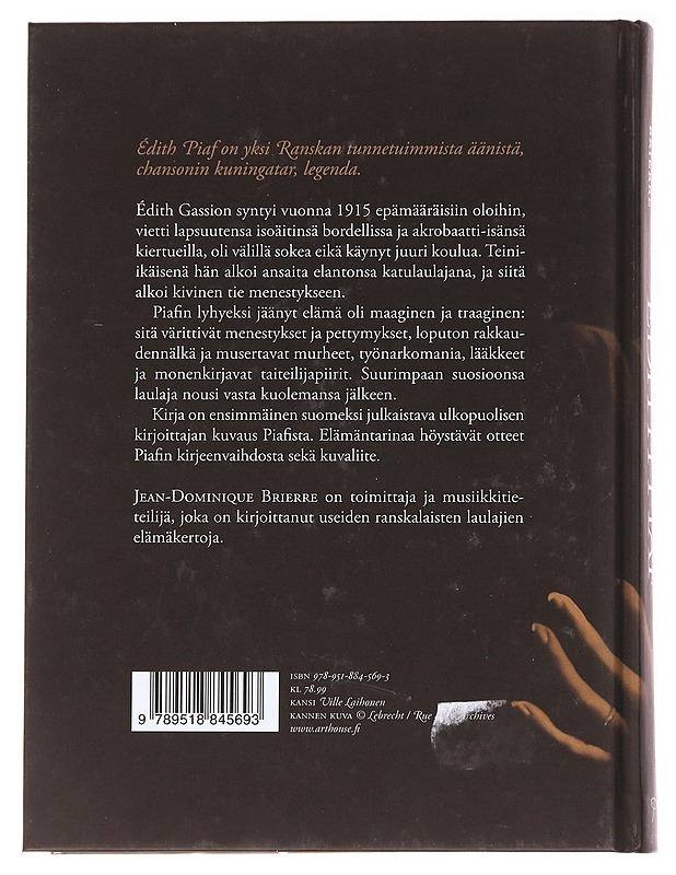 Édith Piaf : hymni rakkaudelle - Brierre, Jean-Dominique - Tietokirjat ja oppaat - 10105630194 - 1
