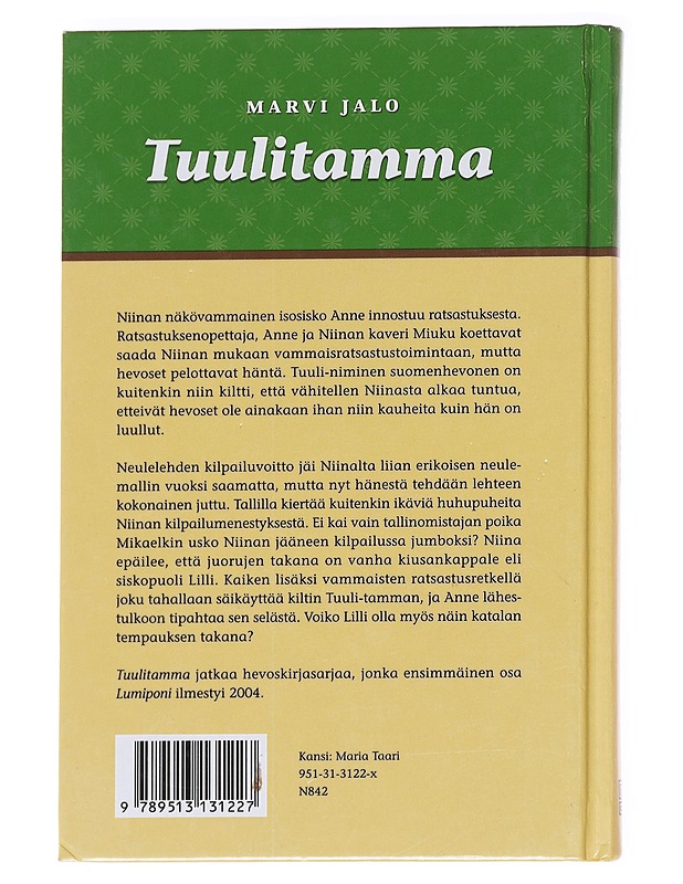 Tuulitamma - Marvi Jalo - Kaunokirjallisuus - 10105630201 - 1