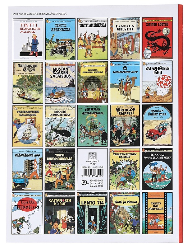 Lento 714 Tintin seikkailut - Kaukoranta, Heikki  - Sarjakuvat - 10105630204 - 1
