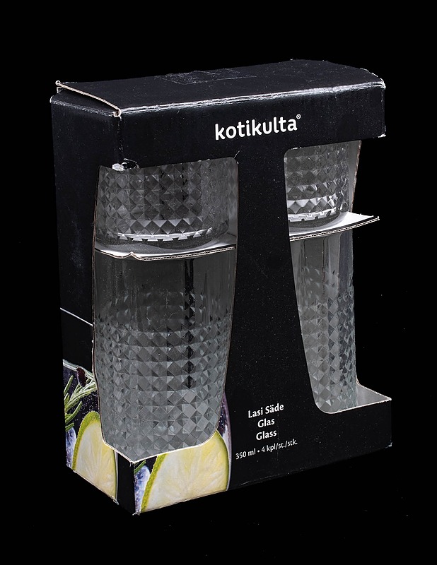 KOTIKULTA Lasi Säde lasisetti, 4 osaa - Lasit - 10105630247 - 0