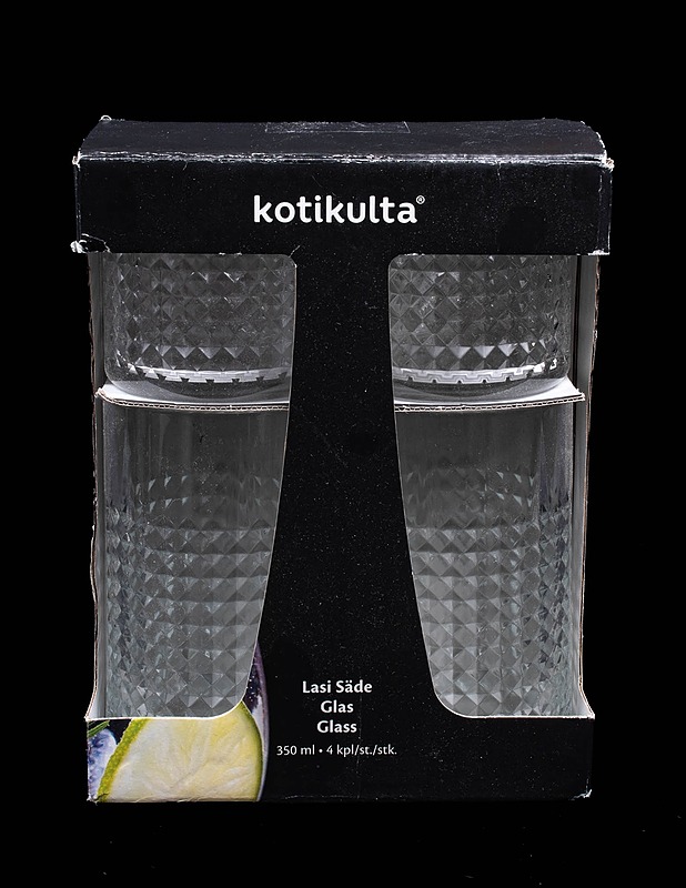 KOTIKULTA Lasi Säde lasisetti, 4 osaa - Lasit - 10105630247 - 1
