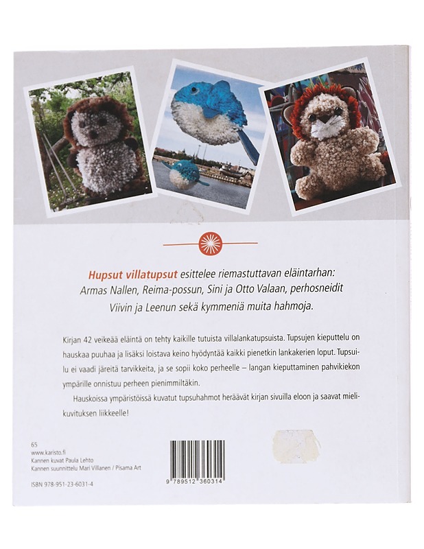Hupsut villatupsut / 42 veikeää eläinhahmoa - Riitta Malinen-Tyynelä - Tietokirjat ja oppaat - 10105630253 - 1