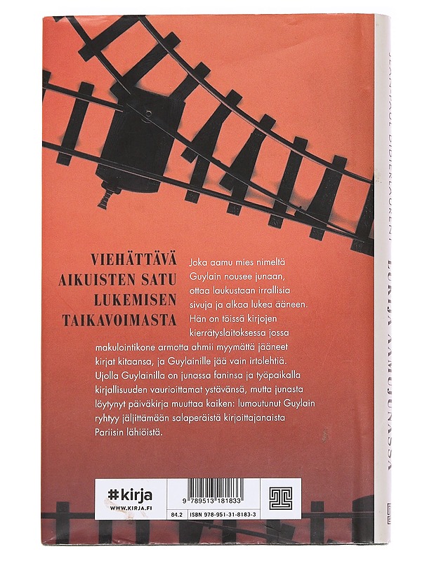 Lukija aamujunassa - Didierlaurent, Jean-Paul - Romaanit ja novellit - 10105630313 - 1