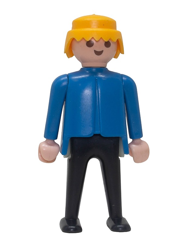 PLAYMOBIL Sinipaitainen vintage-hahmo (Geobra 1974 / Klicky) - Lasten figuurit - 10105630323 - 0