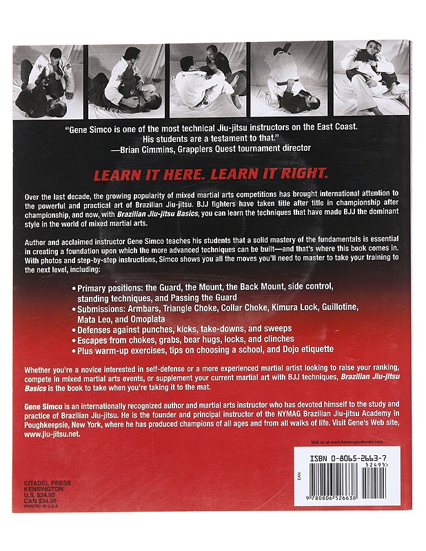 Brazilian Jiu-Jitsu Basics: Mastering the Essential Techniques - Gene Simco  - Tietokirjat ja oppaat - 10105630350 - 1