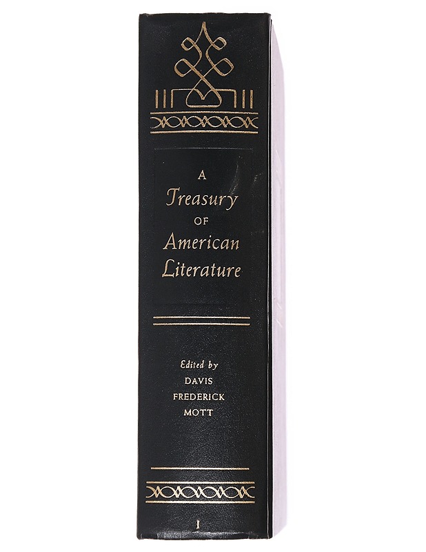 A Treasury of American Literature, Vol. I - Davis, Joe Lee - Romaanit ja novellit - 10105630379 - 1