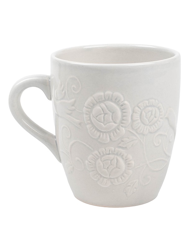 Limited Edition Flower -harmaa kahvimuki x 4 kpl - Mukit ja kahvikupit - 10105630436 - 1